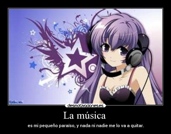 carteles musica musica paraiso desmotivaciones