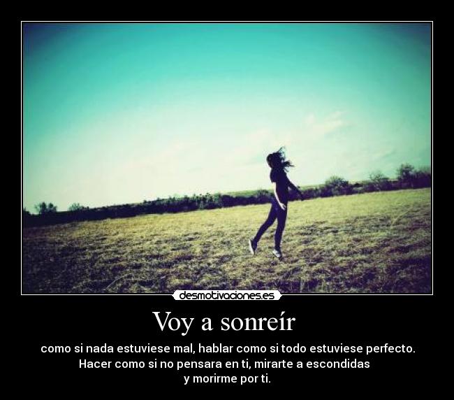 Voy a sonreír -