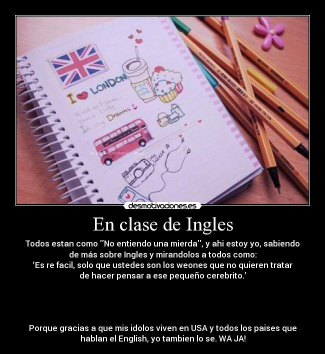 En clase de Ingles - 