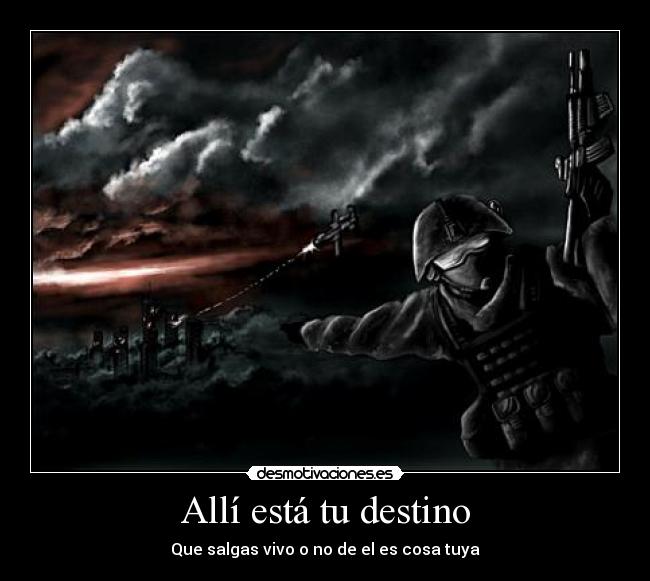 carteles destino guerra destino desmotivaciones