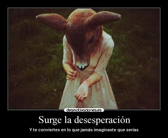 Surge la desesperación - 