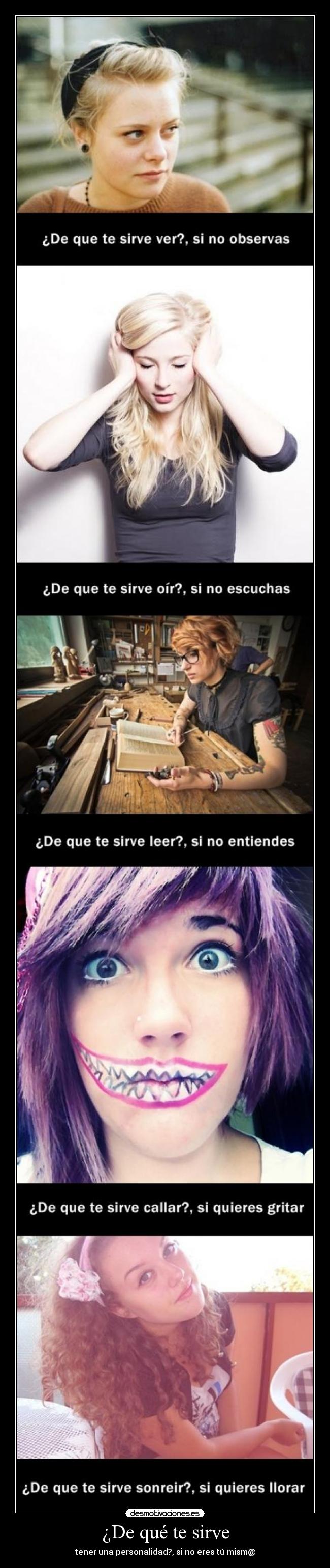 ¿De qué te sirve - 