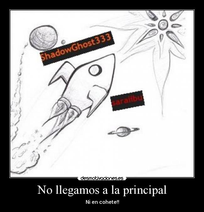 No llegamos a la principal -