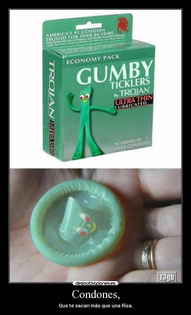 Condones, - Que te sacan más que una Risa.