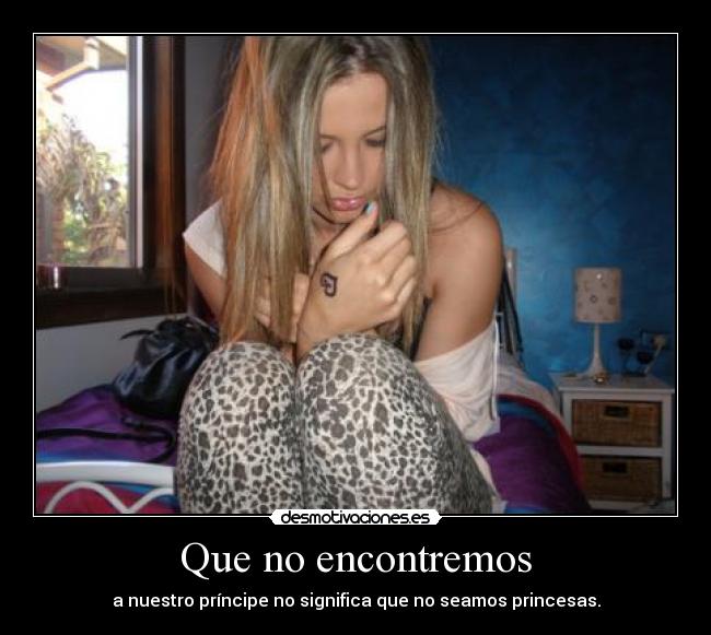 Que no encontremos -