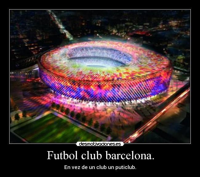Futbol club barcelona. -