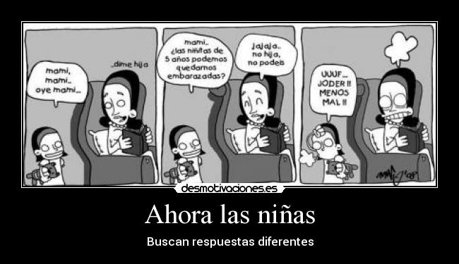 Ahora las niñas -
