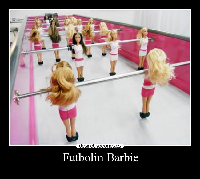 Futbolin Barbie -