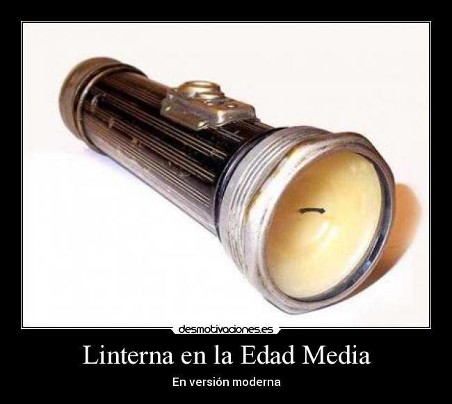 Linterna en la Edad Media - 