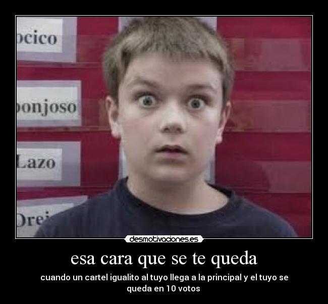 esa cara que se te queda - 