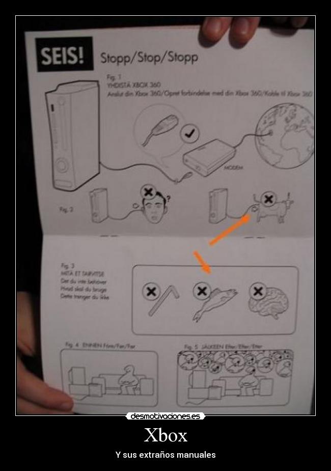Xbox - Y sus extraños manuales