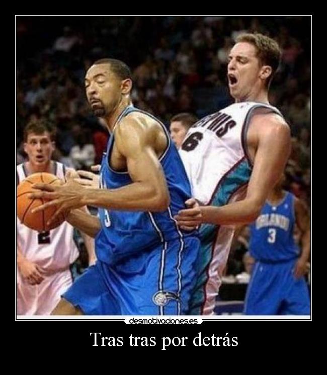 Tras tras por detrás -