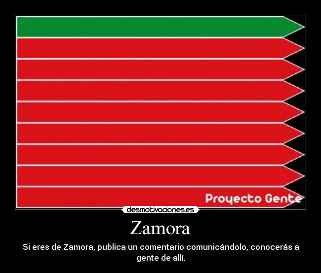 carteles zamora proyecto gente desmotivaciones
