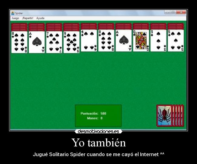 carteles spider desmotivaciones