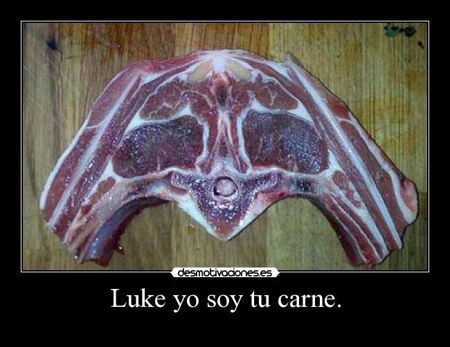 Luke yo soy tu carne. -