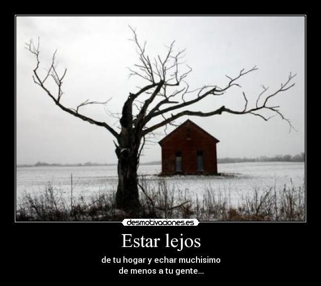 Estar lejos - 