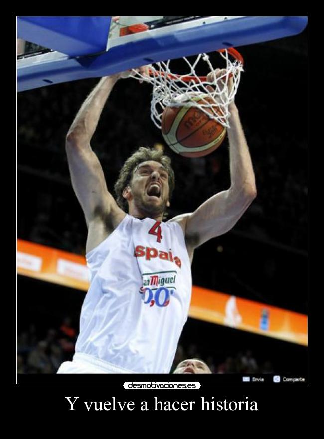 Y vuelve a hacer historia -