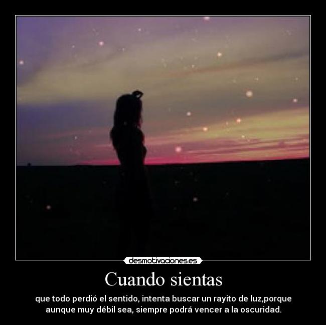 Cuando sientas - 