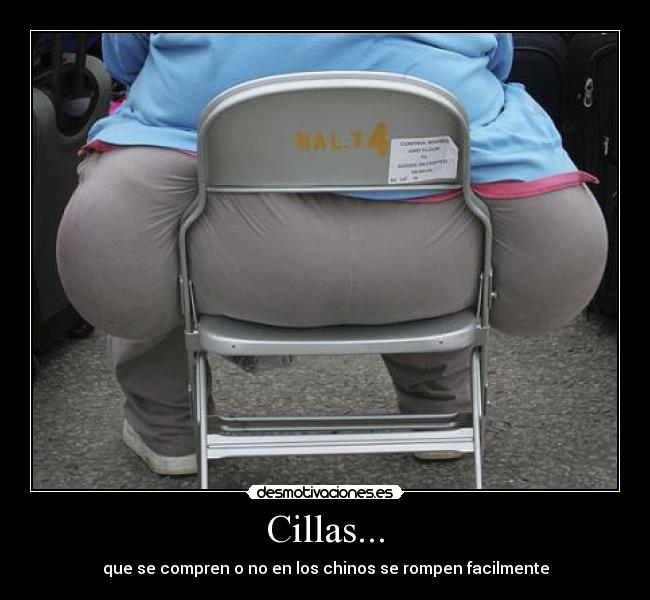 Cillas... - que se compren o no en los chinos se rompen facilmente