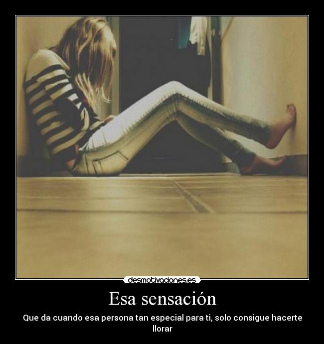 Esa sensación - 