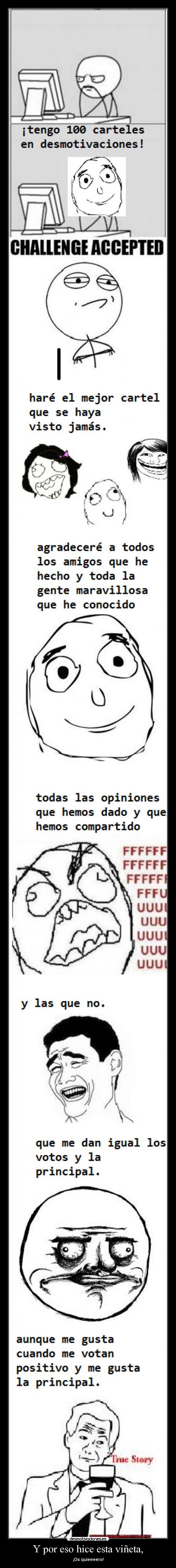 Y por eso hice esta viñeta, - 