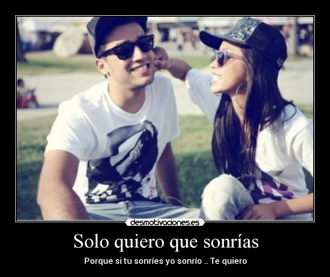 Solo quiero que sonrías -