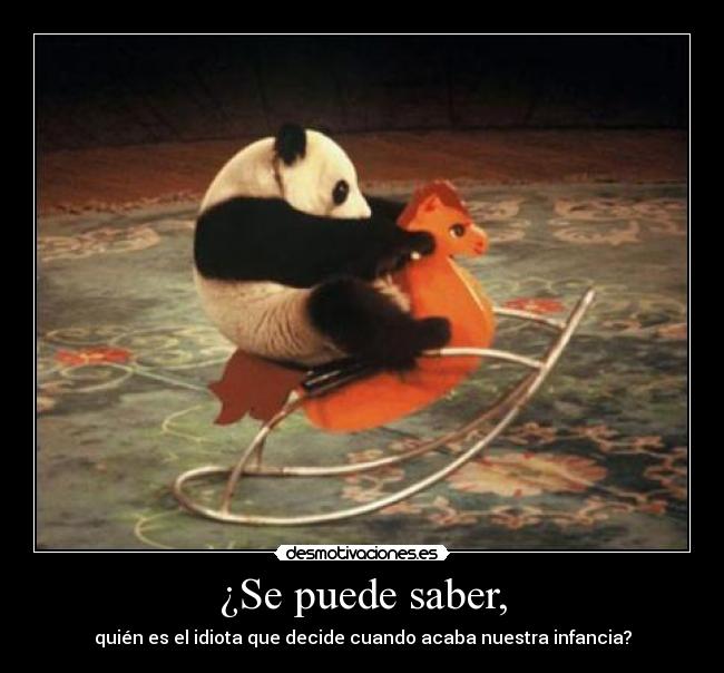 ¿Se puede saber, - 