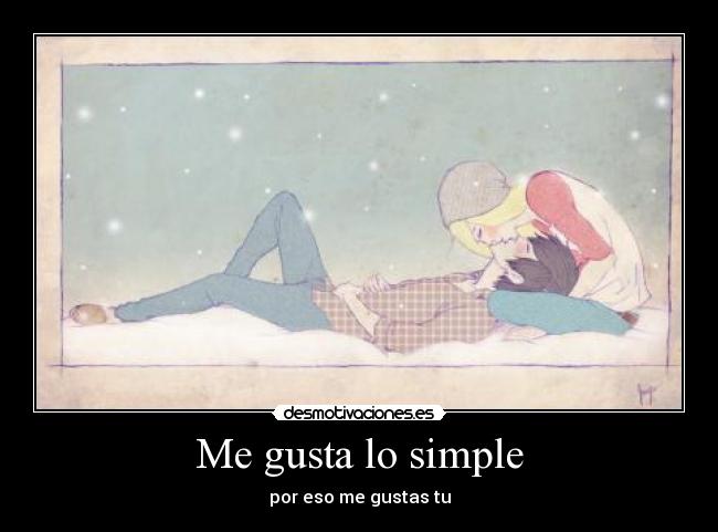 Me gusta lo simple - 