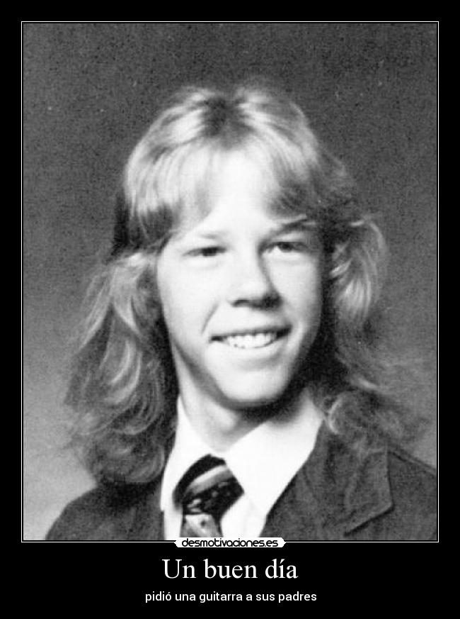 Un buen día - pidió una guitarra a sus padres