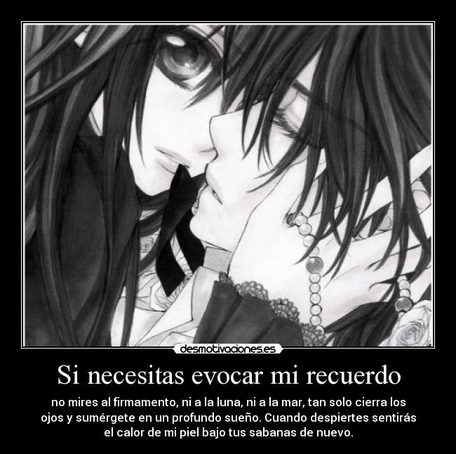 Si necesitas evocar mi recuerdo - 
