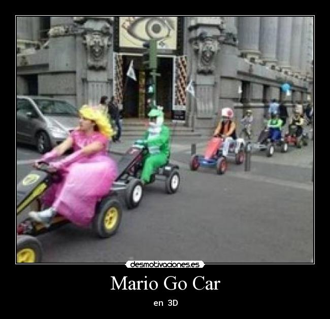 Mario Go Car - en  3D