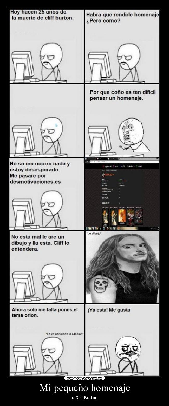 Mi pequeño homenaje - a Cliff Burton