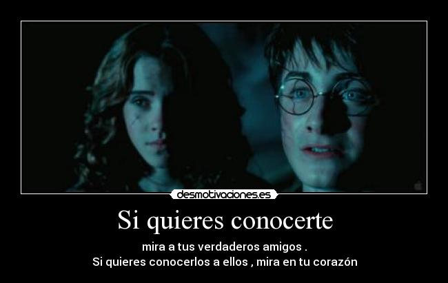Si quieres conocerte -