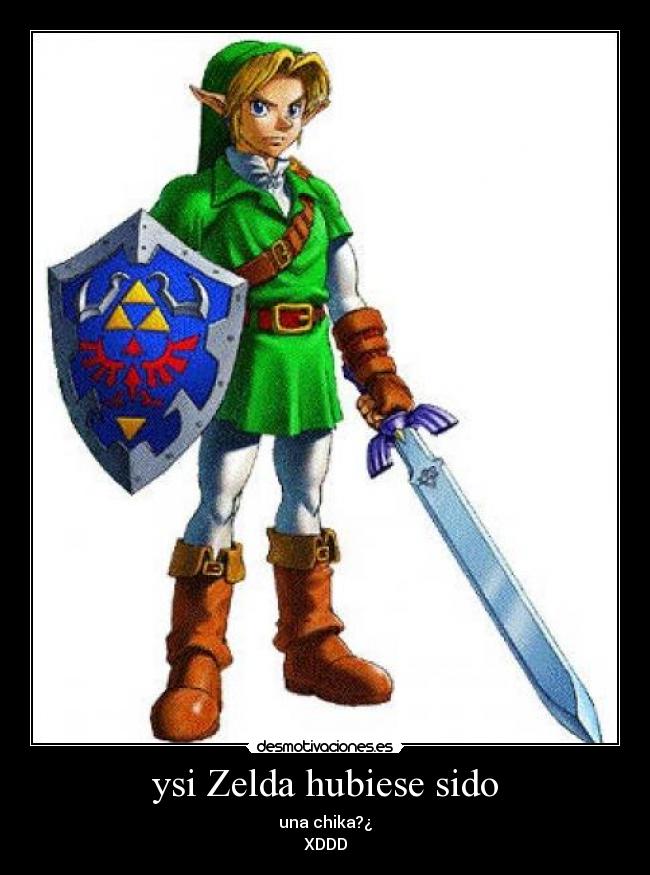 ysi Zelda hubiese sido - una chika?¿
XDDD