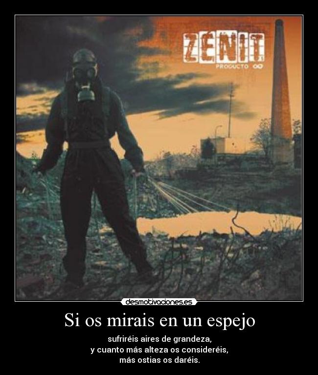 Si os mirais en un espejo -