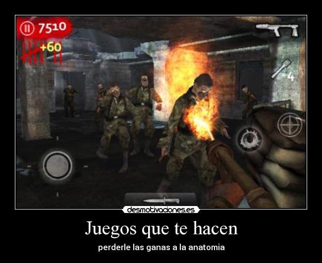 Juegos que te hacen - perderle las ganas a la anatomia