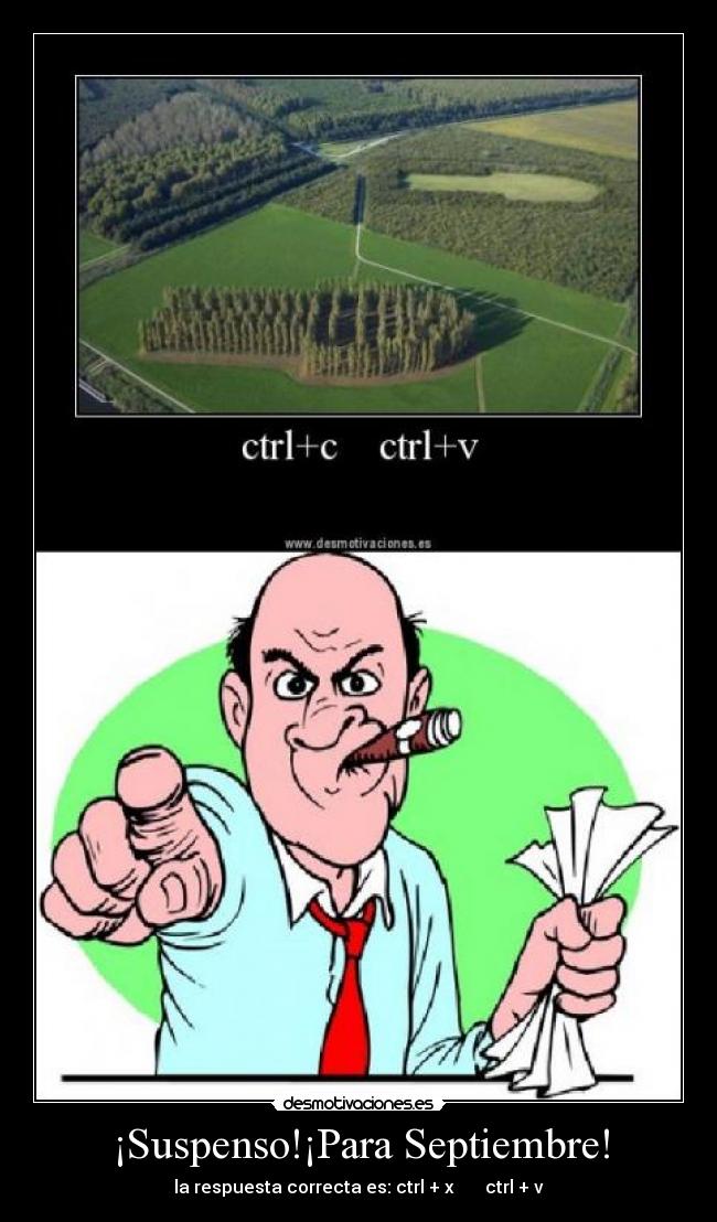 ¡Suspenso!¡Para Septiembre! - 