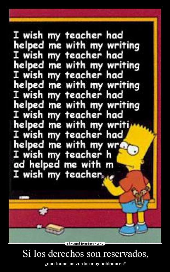 Si los derechos son reservados, - ¿son todos los zurdos muy habladores?