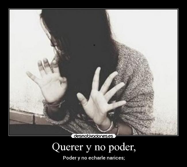 Querer y no poder, Desmotivaciones Querer y no poder, Desmotivaciones