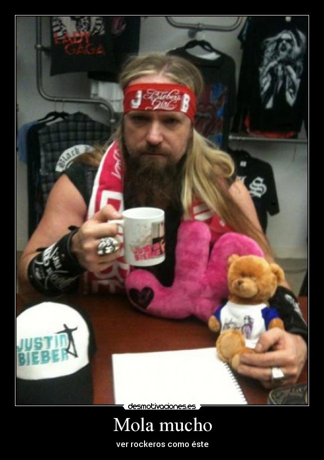 Mola mucho - ver rockeros como éste