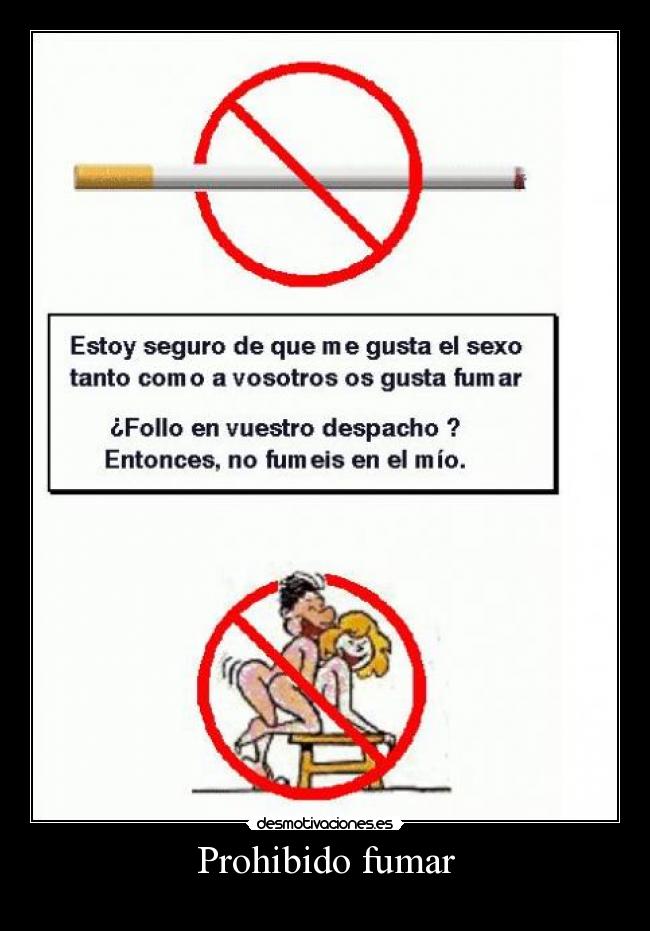 Prohibido fumar - 