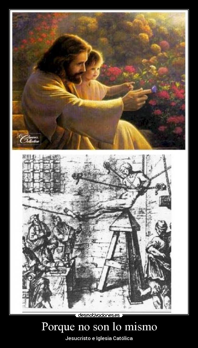Porque no son lo mismo - Jesucristo e Iglesia Católica