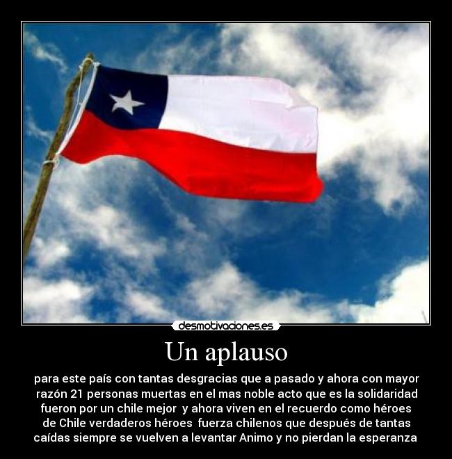 Un aplauso - 