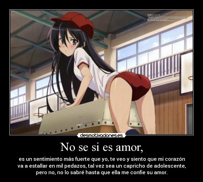 No se si es amor, - 