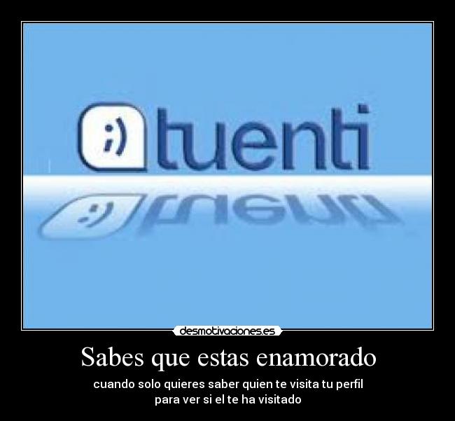 Sabes que estas enamorado -