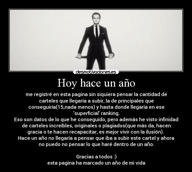 Hoy hace un año - 