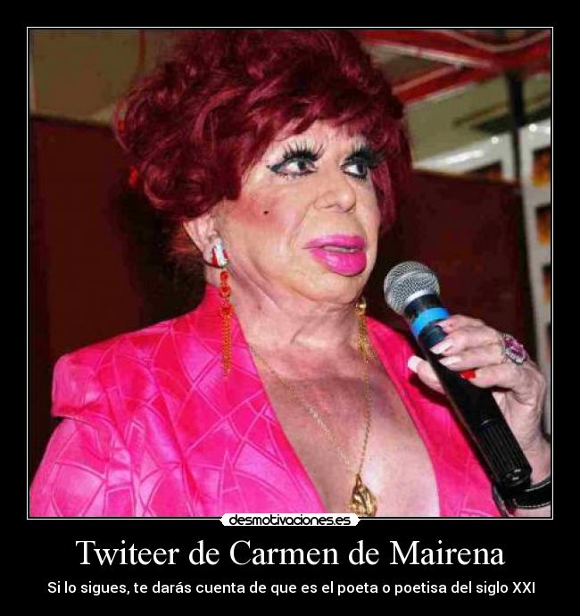 Twiteer de Carmen de Mairena - 