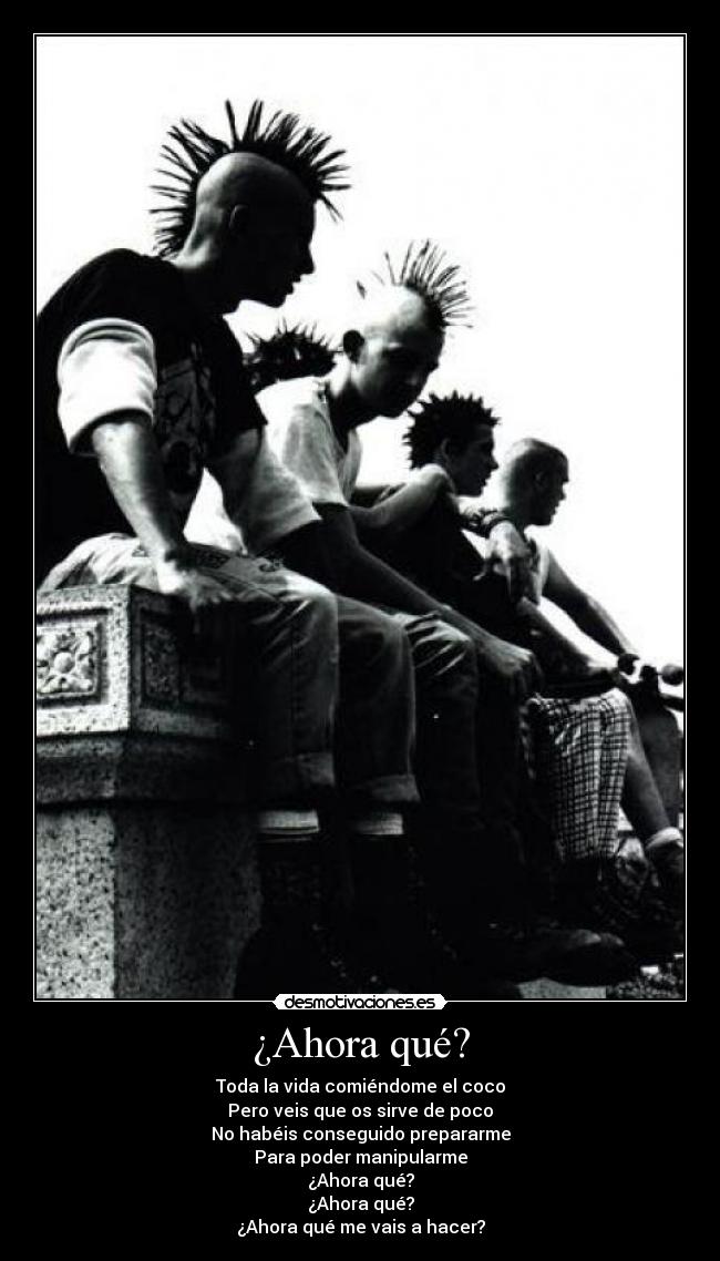 ¿Ahora qué? -
