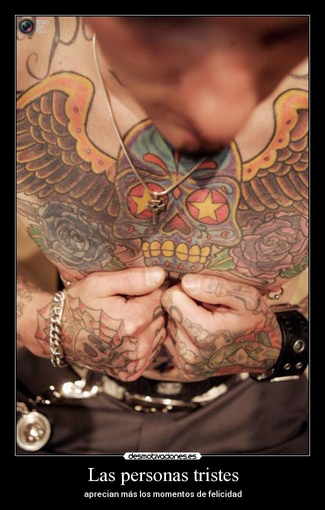 Las personas tristes - aprecian más los momentos de felicidad