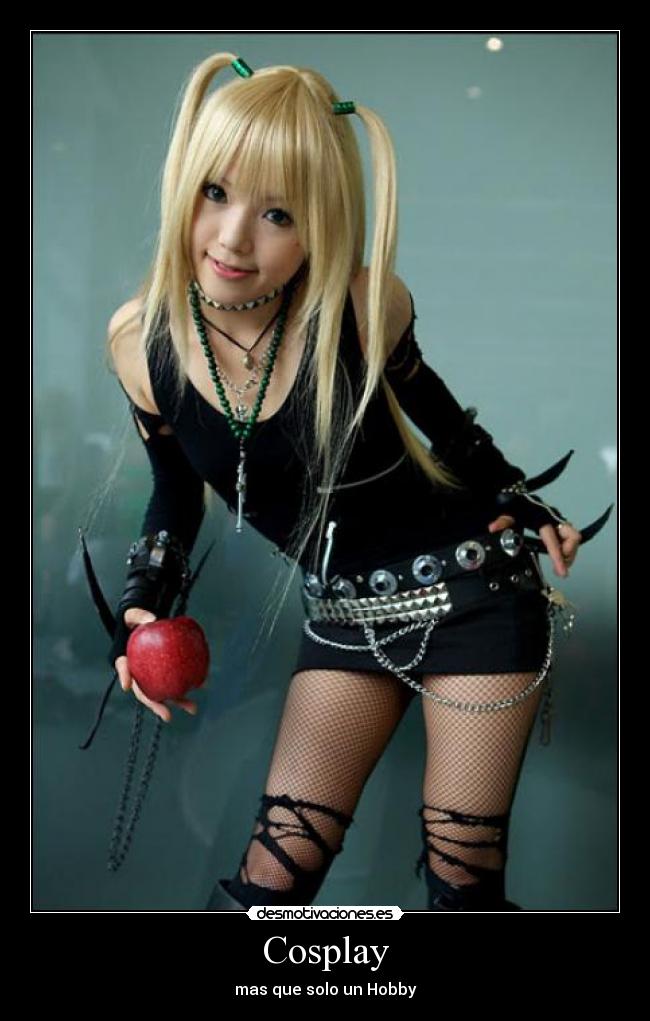 carteles misa amane death note cosplay que rica esta china desmotivaciones